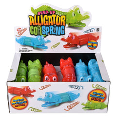 Wind Up Coil Spring Alligator 7" - LLB Toys