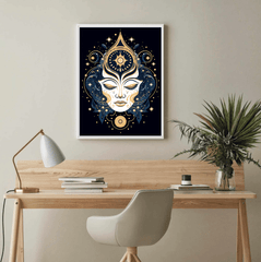 Mystical Third Eye Canvas Wall Art print