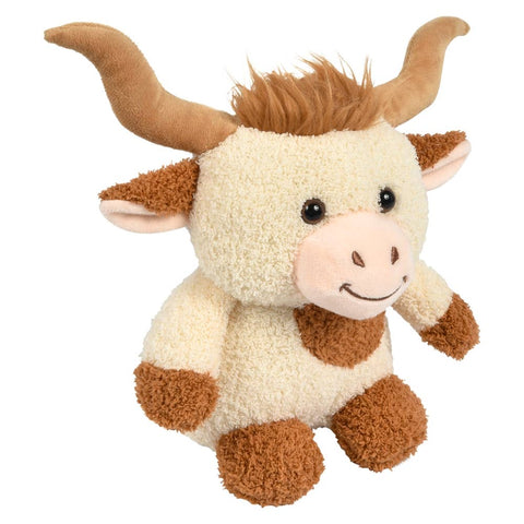 8" Longhorn Cattle Plush - LLB Toys