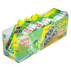 POP ROCKS DIPS SOUR APPLE  - LLB Candy