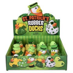 St. Patrick's Day Rubber Duckies 3.5" 12ct - LLB Toys