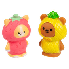 2" Rubber Kawaii Dressed Animals - LLB Toys