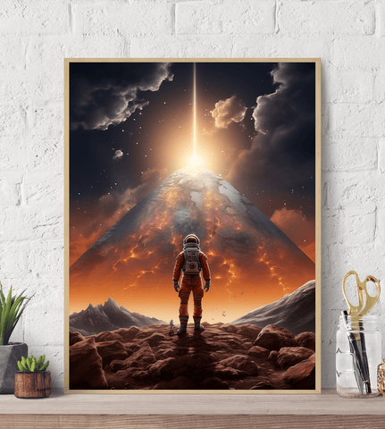 Explorer Summit Sunrise Canvas Wall Art Print