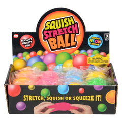 Squish And Stretch Mini Yummy Ball 1.75"12pcs/Dispb
