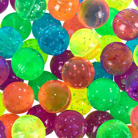 27mm 1" GLITTER BALL LLB kids toys