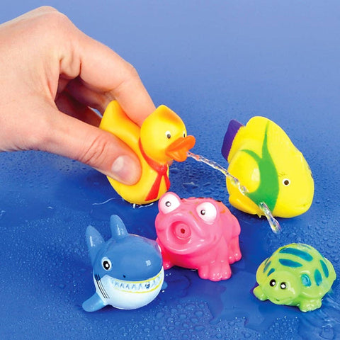 Rubber Water Squirt Toy Assortment - LLB Toys