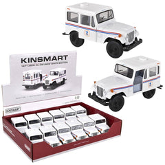 5" Diecast Pull Back 1971 USPS Jeep DJ-5B 12ct LLB kids toys