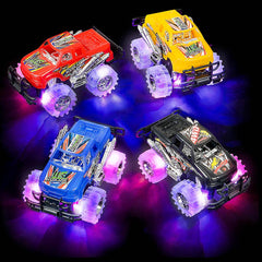 6" FRICTION LIGHT-UP BIG WHEEL TRUCK LLB Light-up Toys