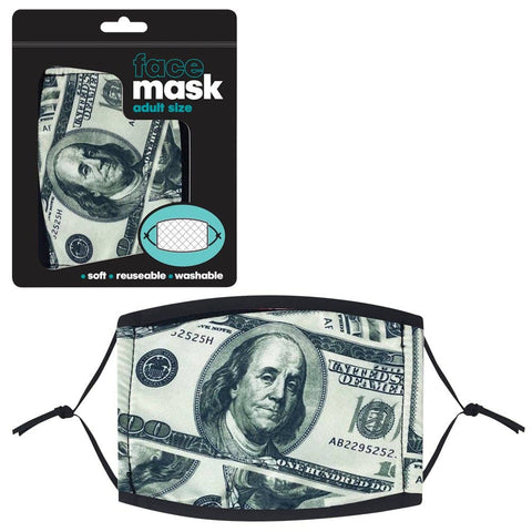 MONEY FACE MASK ADULT SIZE LLB kids toys