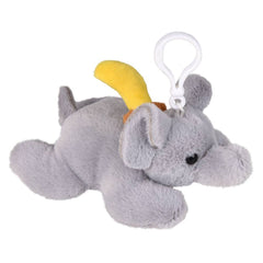 3.5" Mighty Quakes Elephant Backpack Clip - LLB Toys