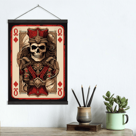 Gothic King of Diamonds Canvas Wall Art Print
