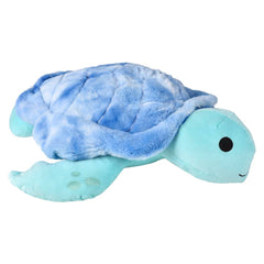 22" Blue Tie Dye Sea Turtle Pillow - LLB Toys