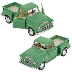 5" DIE-CAST 1955 CHEVY STEPSIDE PICK UP LLB Car Toys