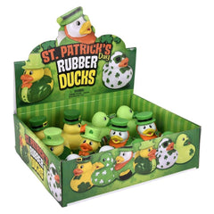 St. Patrick's Day Rubber Duckies 3.5" 12ct - LLB Toys