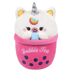 9″ Bubble Tea Animal Cup LLB Plush Toys