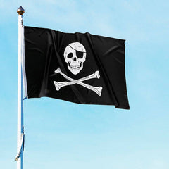 3'x 5' PIRATE SKULL FLAG LLB kids toys