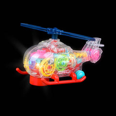 8" LIGHT-UP TRANSPARENT HELICOPTER LLB Light-up Toys