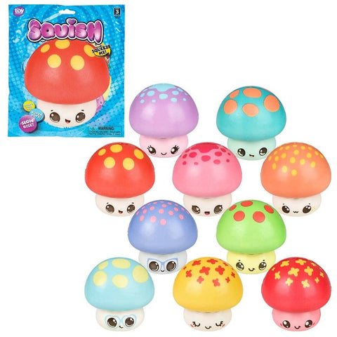3.25" SQUISH MUSHROOM LLB Squishy Toys