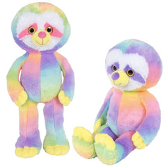 21" Tie Dye Sloth Plush Toy - LLB Toys