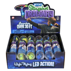 Premium Blue Light-Up Slingshot Dragonfly 12ct - LLB Toys