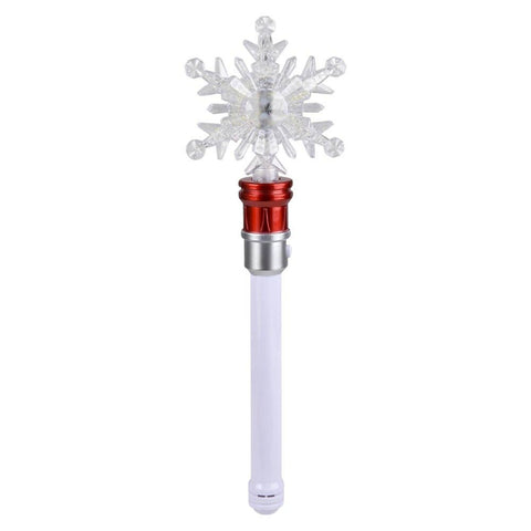 14.5" Light-Up Snowflake Spinning Wand - LLB Toys