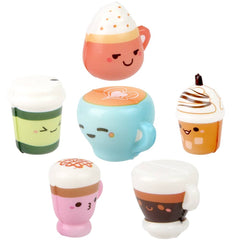 Micro Squish Kawaii Coffee-Asst Color 2" - LLB Toys