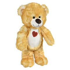 15.5" Cotton Candy Natural Heart Bears Plush - LLB Toys