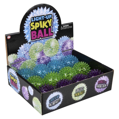 2.5" LIGHT-UP SPIKY BALL LLB Light-up Toys