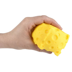 2.33" Squish And Stretch Cheese 12/Disp - LLB Toys