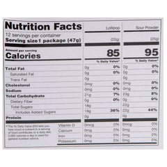 Dip'N Dunks Sour Powder Pop12ct- LLB Toys