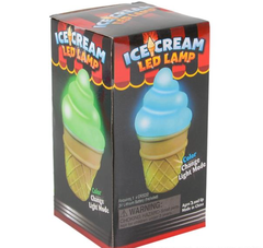 5.5" ICE CREAM CONE LED TAP LAMP LLB kids toys
