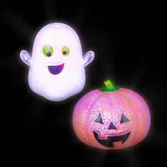 3" Light-Up Squish Bead Jack O Lantern - LLB Toys