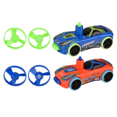 4" Flying Disc Race Car 8ct #2 - LLB Toys