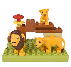 BLOCK SCENE LION15PCS LLB kids toys