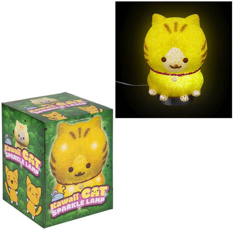 7.5" Kawaii Cat Sparkle Lamp - LLB Toys