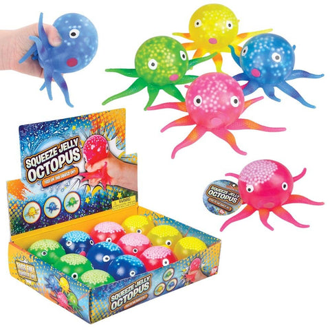 2.5" SQUEEZE JELLY OCTOPUS LLB kids toys