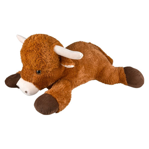 39" Laying Highland Cow  Plush - LLB Toys