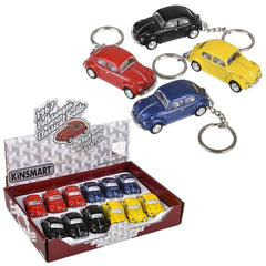 2.5" Diecast  1967 VW Classic Beetle Keychain - LLB Toys