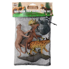 5PC MESH BAG NORTH AMERICAN ANIMAL ASSORTMENT LLB kids toys
