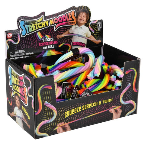 12" Rainbow Stretchy Noodle - LLB Toys