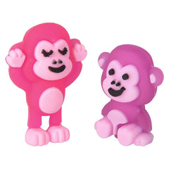 Mini Monkey Figurines Assorted Colors 1" - LLB Toys