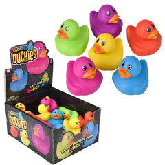 Duckies Assorted Colors 2" 24/Disp - LLB Toys