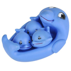 DOLPHIN BATH PLAY SET 4PCS LLB kids toys