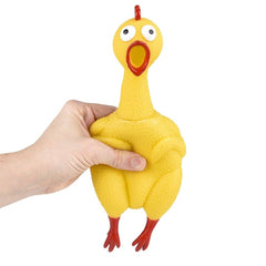 9.5" RUBBER SOUND CHICKEN MIX LLB kids toys