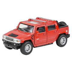 5" DIE-CAST PULL BACK HUMMER H2 SUT LLB Car Toys