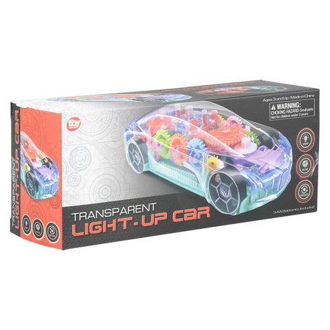 8" LIGHT-UP TRANSPARENT CAR LLB Light-up Toys