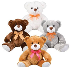 10" RIBBON BEAR ASSORTMENT - LLB Plush Toys