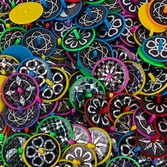 LASER SPIN TOP 1.5" LLB kids toys