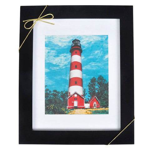 8"X10" LIGHTHOUSE FRAMED ART LLB kids toys