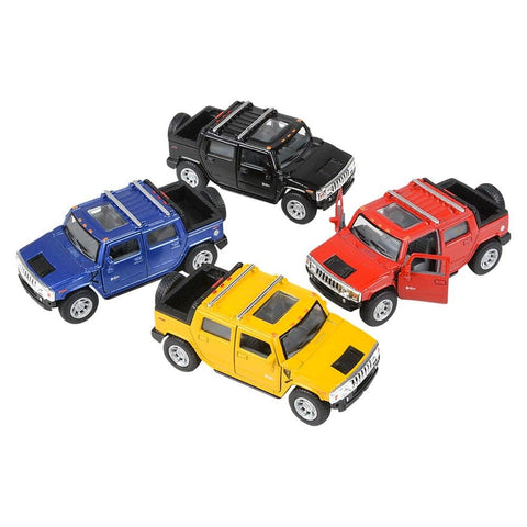 5" DIE-CAST PULL BACK HUMMER H2 SUT LLB Car Toys
